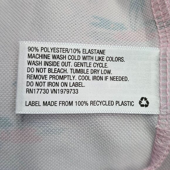 Goodfellow & Co Men's Pink Island Printed Short Sleeve Performance Polo Shirt XL - Picture 7 of 11